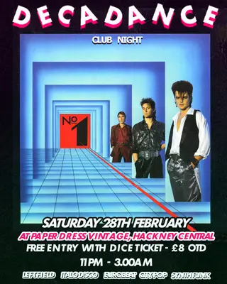 Decadance Club Night at Paper Dress Vintage Decadance Club Night at Paper Dress Vintage