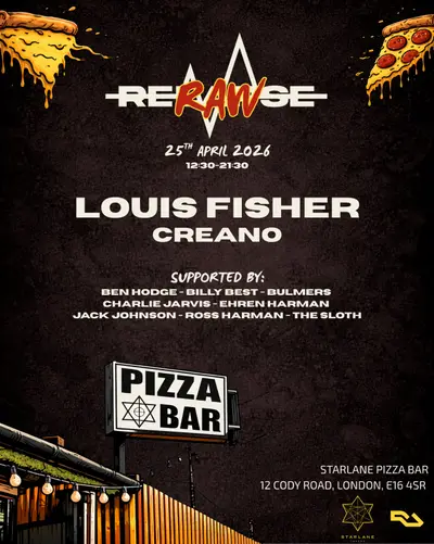 Relapse RAW - EDM event at Starlane Pizza Bar in London
