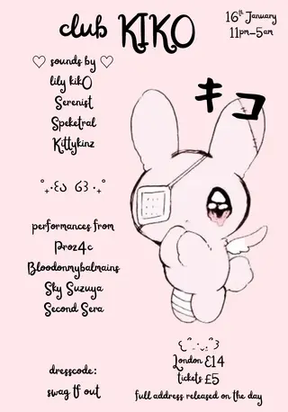 CLUB KIK0 at TBA - E14