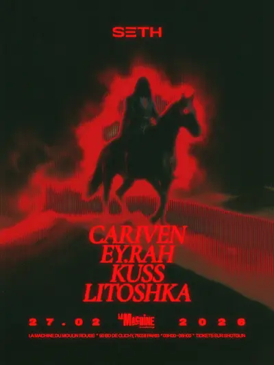 SETH - EDM event at La Machine Du Moulin Rouge in Paris