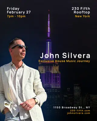 John Silvera at 230 Fifth Rooftop at 230 Fifth Penthouse