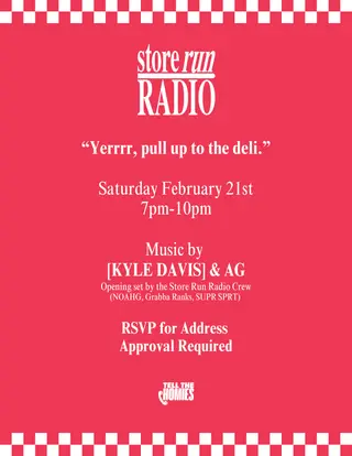 Store Run Radio - EPISODE 30+31  at TBA - Store Run Radio 