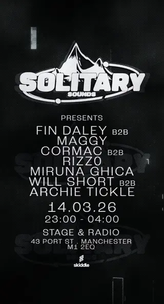 Solitary Sounds | EVENT 001 at Stage and Radio Solitary Sounds | EVENT 001 at Stage and Radio