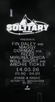 Solitary Sounds | EVENT 001