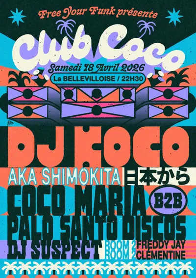 Free Your Funk - Club Coco - EDM event at La Bellevilloise in Paris