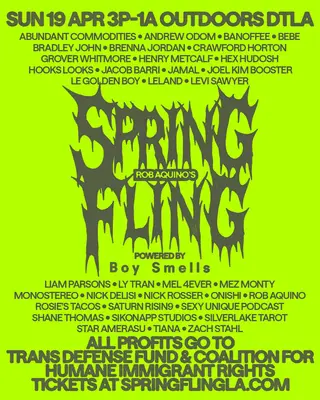 Spring Fling at TBA - Arts District, Outdoors