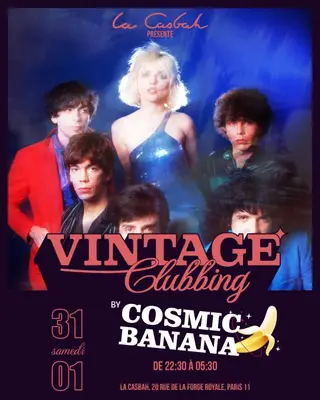 Vintage Clubbing by Cosmic Banana at La Casbah