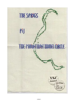 The Sprigs/Pij/The Mountain Hovel Circle at PINK