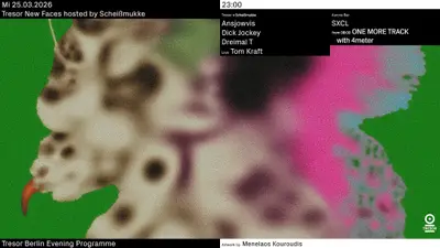 Tresor New Faces hosted by Scheißmukke - EDM event at Tresor / Globus in Berlin