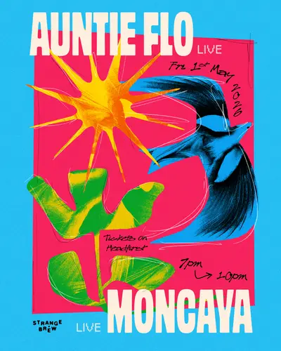 Auntie Flo (live) + Moncaya (live) Auntie Flo (live) + Moncaya (live) - EDM event at Strange Brew in Bristol