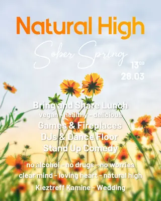 Natural High - Sober Party at Kamine & Wein Natural High - Sober Party at Kamine & Wein