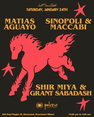 Matias Aguayo at Jolene Downtown Miami