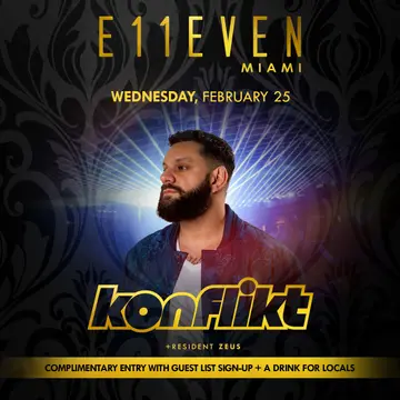 Konflikt at E11EVEN at E11EVEN MIAMI Konflikt at E11EVEN at E11EVEN MIAMI