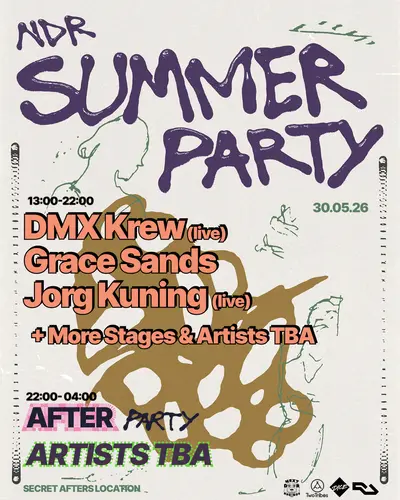 NDR Summer Party with DMX Krew (live), Jorg Kuning (live), Grace Sands + more - EDM event at Campfire [Two Tribes] in London