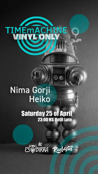 TIMEmACHINE - Nima Gorji - Heiko - EDM event at Esbirra Ibiza in Ibiza