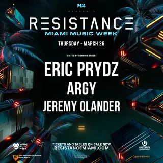 Resistance MMW: Eric Prydz, Argy, Jeremy Olander at M2 Miami