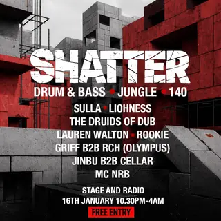 Shatter at Stage and Radio