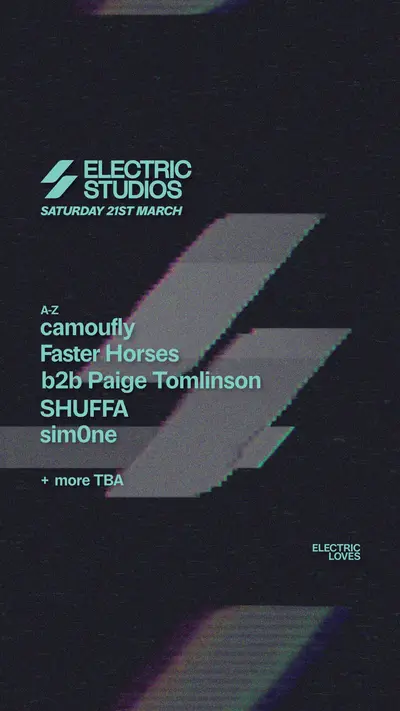 Faster Horses b2b Paige Tomlinson, sim0ne, camoufly & More - EDM event at Electric Studios in Paris
