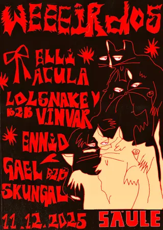 weeeirdos at Berghain | Panorama Bar | Säule