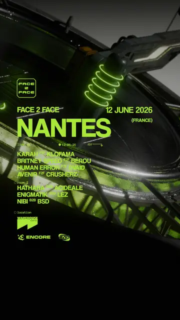 Face 2 Face: Nantes at Warehouse Face 2 Face: Nantes at Warehouse