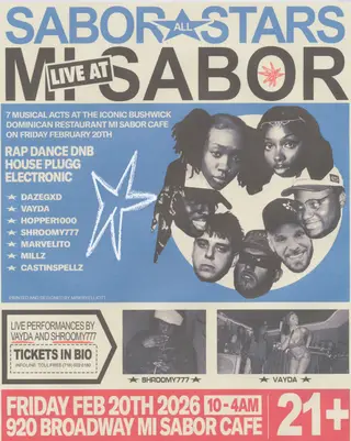 Sabor All-Stars ft. Dazegxd, Vayda, Hopper1000 + more at Mi Sabor Cafe Sabor All-Stars ft. Dazegxd, Vayda, Hopper1000 + more at Mi Sabor Cafe