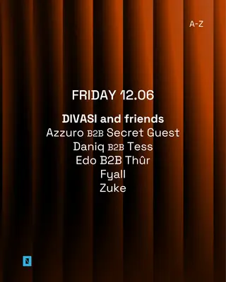 Toffler presents Divasi and friends at Toffler