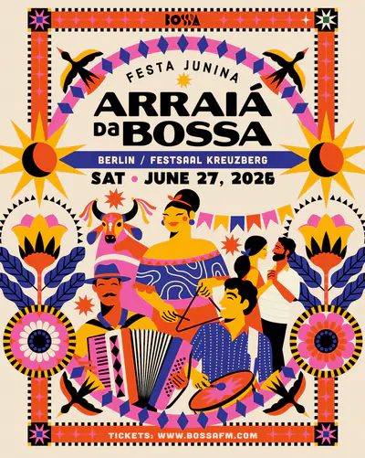 Festa Junina - Arraiá da Bossa - EDM event at Festsaal Kreuzberg in Berlin