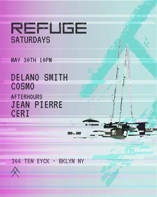 Refuge Saturday: Delano Smith, Jean Pierre & Ceri at Refuge Refuge Saturday: Delano Smith, Jean Pierre & Ceri at Refuge