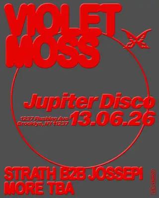 Violet Moss in New York at Jupiter Disco Violet Moss in New York at Jupiter Disco