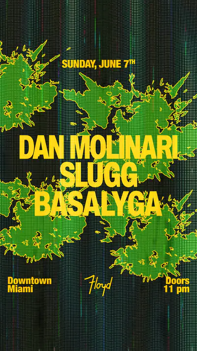 Dan Molinari + slugg - EDM event at Floyd in Miami