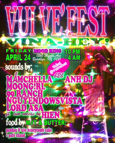 VUI VẺ FEST: VINA-HEY - EDM event at Mood Ring in New York City