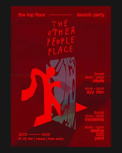 renae: T.O.P.P. launch - EDM event at renae in Manchester