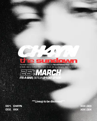 (FREE) CH4YN Releaseparty 'The Sundown' - EDM event at It's a Bar in Berlin