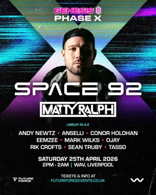 Genesis "PHASE X" Pres SPACE 92 at WaV