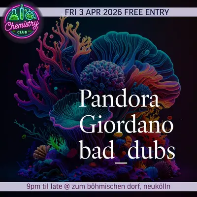 Chemistry Club Chemistry Club - EDM event at Zum Böhmischen Dorf in Berlin