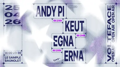 Volteface Open Air Volteface Open Air - EDM event at Le Sample in Paris