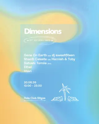 Dimensions OFF BCN Beach Party at Hola Club Sitges (Cala Vallcarca)