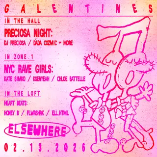 Galentine's Preciosa Night: DJ Preciosa, DADA COZMIC, NYC RAVE GIRLS at Elsewhere