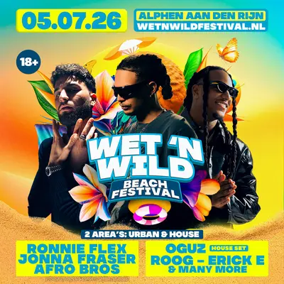Wet 'N Wild Beach Festival 2026 - EDM event at De Bijlen in All