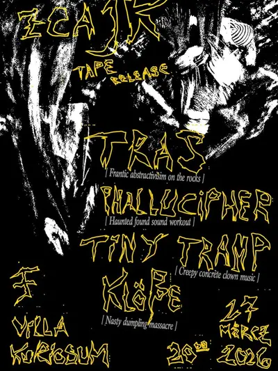 Edelfaul presents: TRAS (Tape release) - EDM event at Villa Kuriosum in Berlin