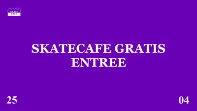 HET GROTE SKATECAFE GRATIS ENTREE FEEST - EDM event at Skatecafe in Amsterdam