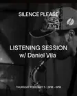 LISTENING SESSION with Daniel Vila thumbnail