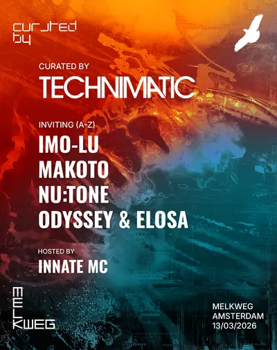 Curated by Technimatic - EDM event at Melkweg in Amsterdam