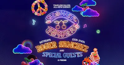 Roger Sanchez - FLOWER POWER - OPENING NIGHT - EDM event at Pacha Ibiza in Ibiza