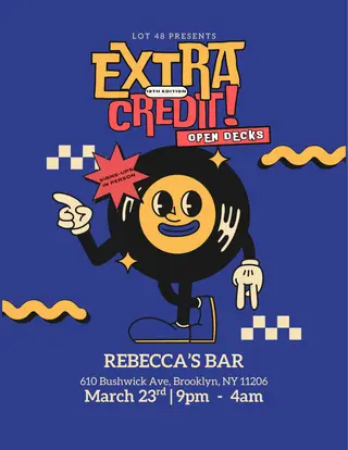 EXTRA CREDIT @ Rebecca's Bar (SECOND EDITION) at Rebecca's