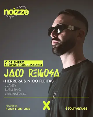 NOIZZE with Jaco Reigosa (Amnesia Ibiza, Club Chinois, Tantra...) at X Private Club