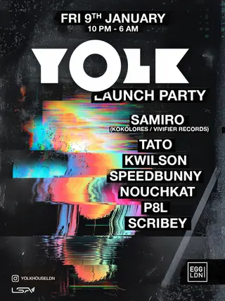 YOLK - Launch Party at Egg London