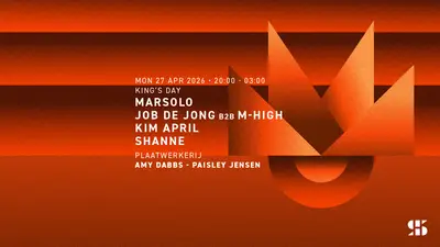 King's Day Special: Marsolo, Job de Jong b2b M-High, Kim April & More - EDM event at Het Sieraad in Amsterdam