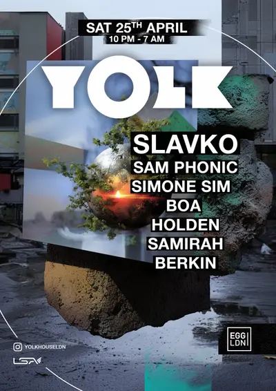 YOLK: House & Tech-House Nights YOLK: House & Tech-House Nights - EDM event at Egg London in London