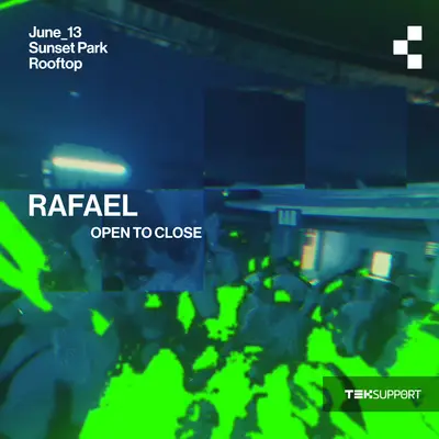 Teksupport: Rafael (open to close) SOLD OUT - EDM event at Sunset Park Rooftop in New York City